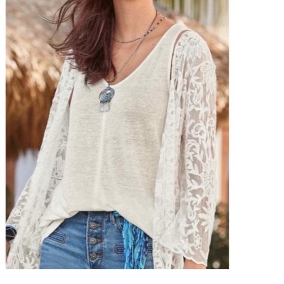 Sundance 100% Linen Long line Tank Top Size S - Picture 8 of 8